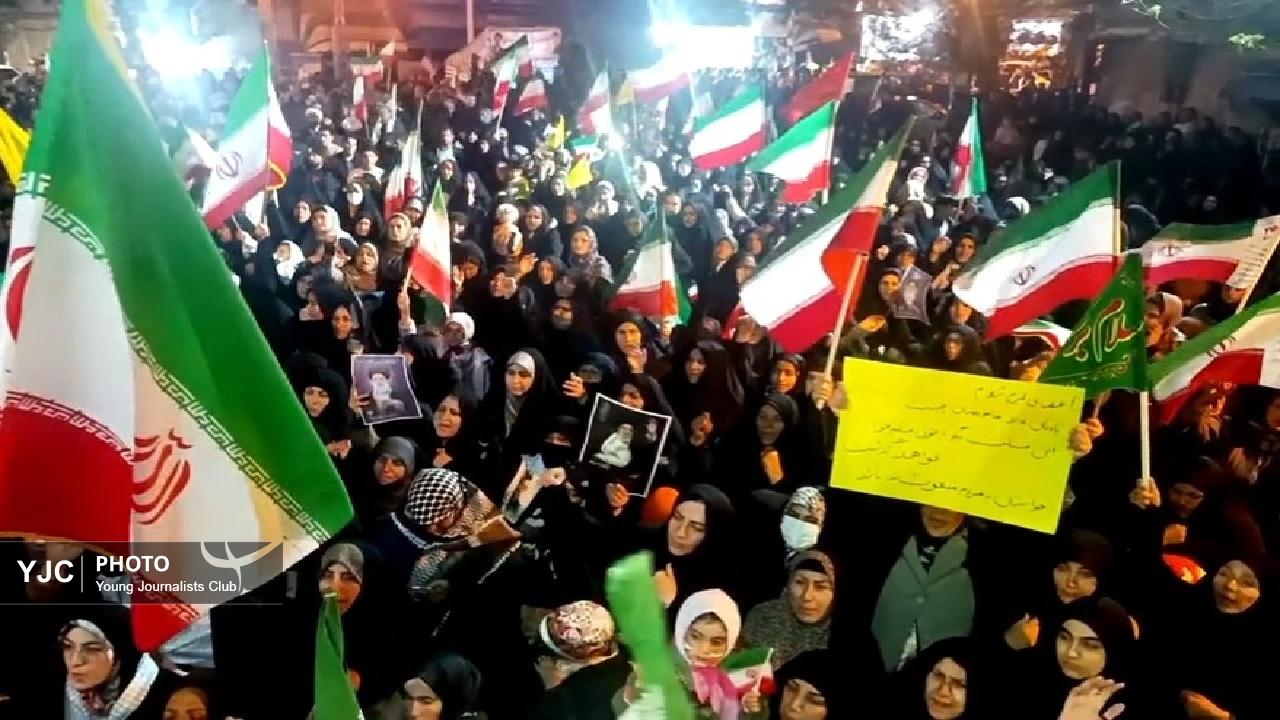 دریای حضور خرم آبادی ها در شصت و نهمین شب حماسه خیابان +فیلم