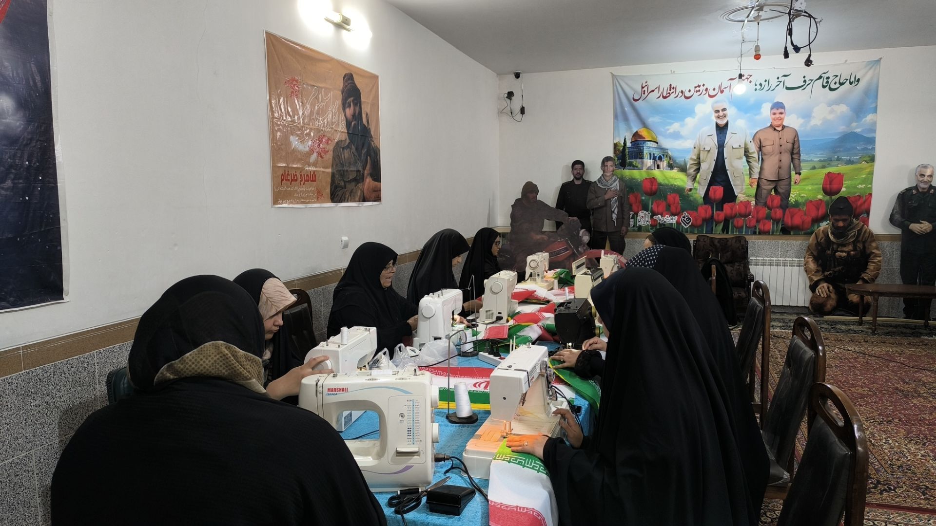پرچم&zwnj;هایی که در اختیارآباد قد کشیدند؛ کرمان در خط مقدم ایستادگی