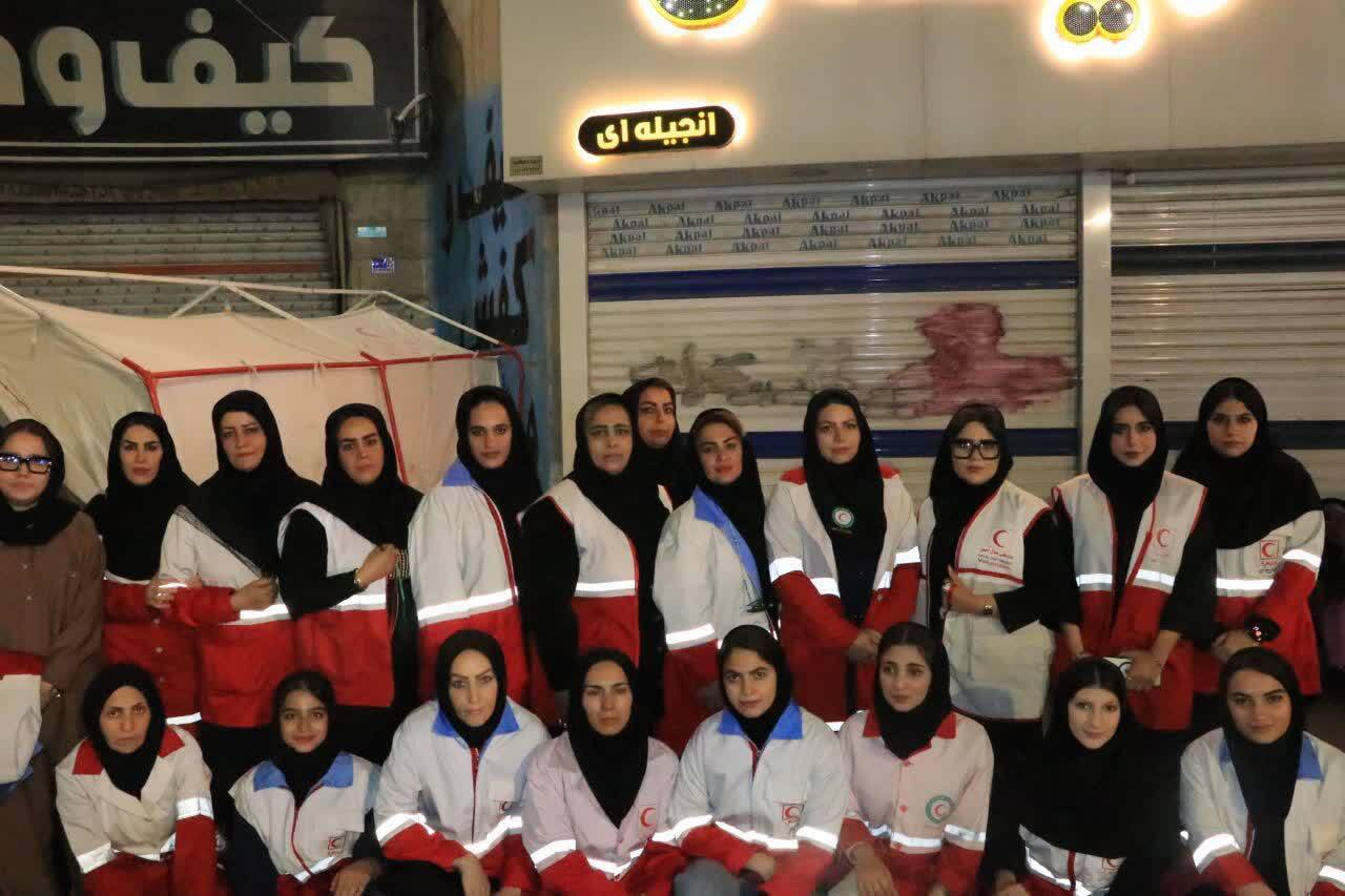 تجلیل از هلال احمر ماهدشت در تجمعات اقتدار و مقاومت