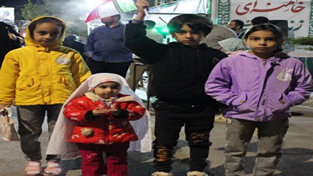 حضور کودکان در تجمع