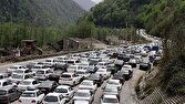 ترافیک سنگین در محور هراز