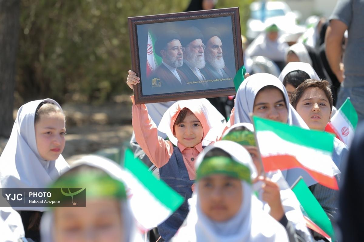 مراسم درختکاری و احداث باغ میوه ماکان در تبریز