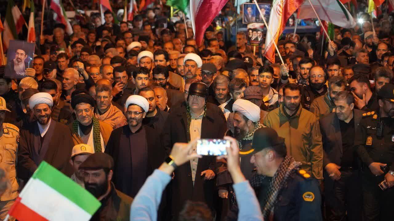 اجتماع بزرگ خوی&zwnj;ها در خونخواهی رهبر شهید انقلاب اسلامی