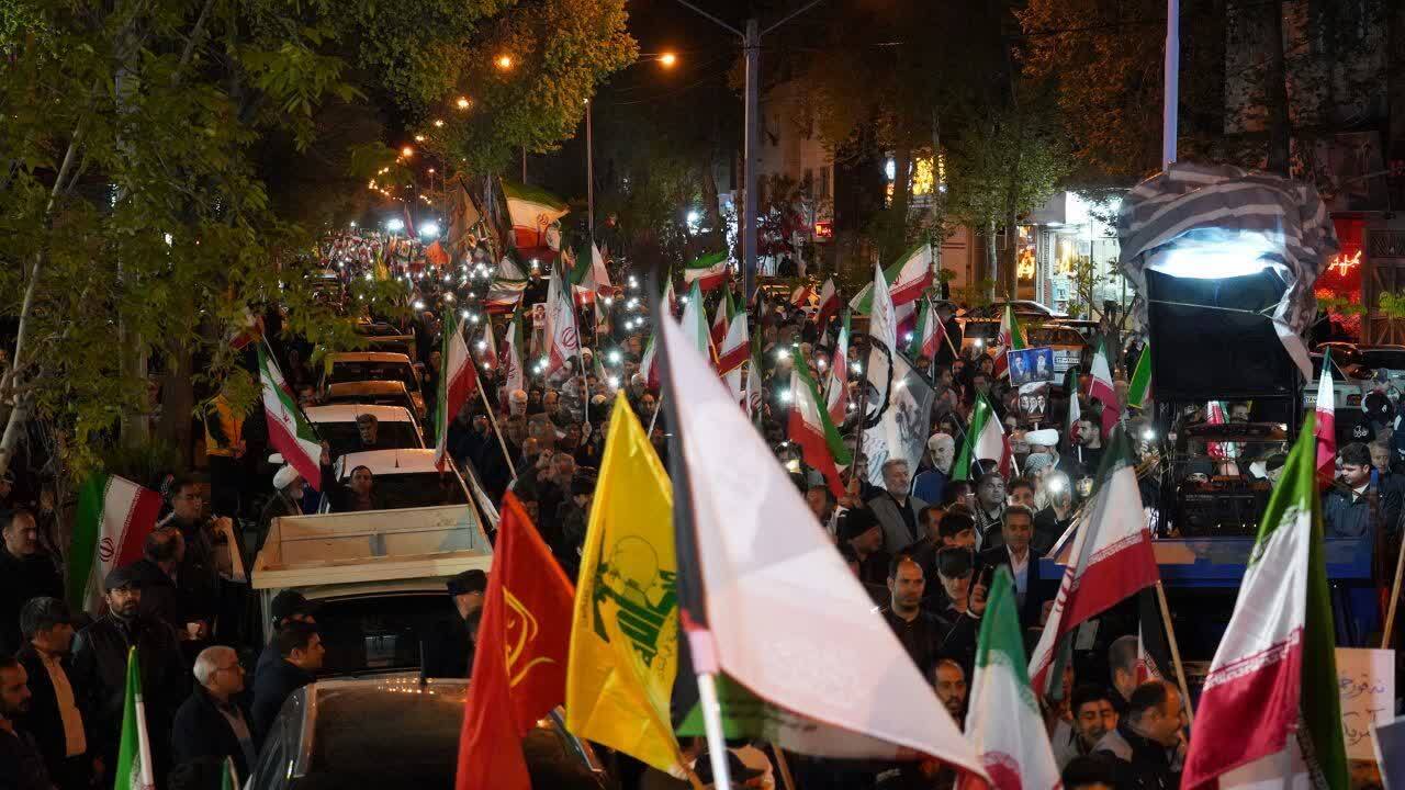اجتماع بزرگ خوی&zwnj;ها در خونخواهی رهبر شهید انقلاب اسلامی
