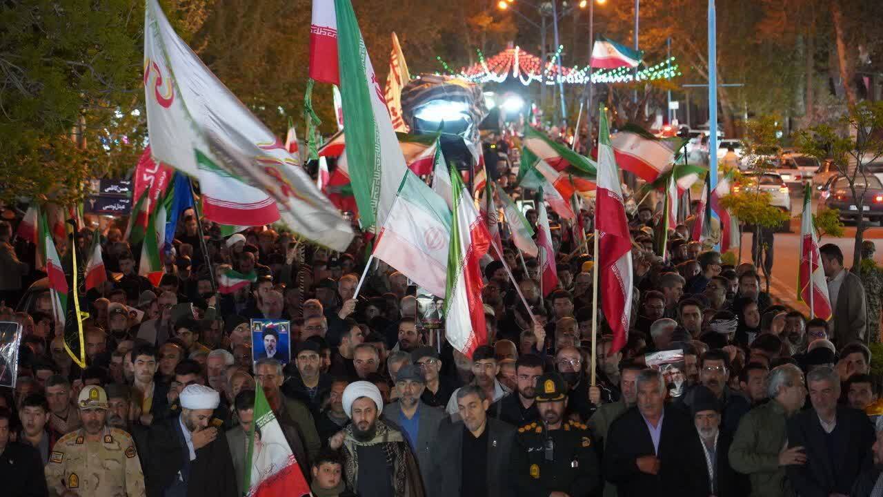اجتماع بزرگ خوی&zwnj;ها در خونخواهی رهبر شهید انقلاب اسلامی