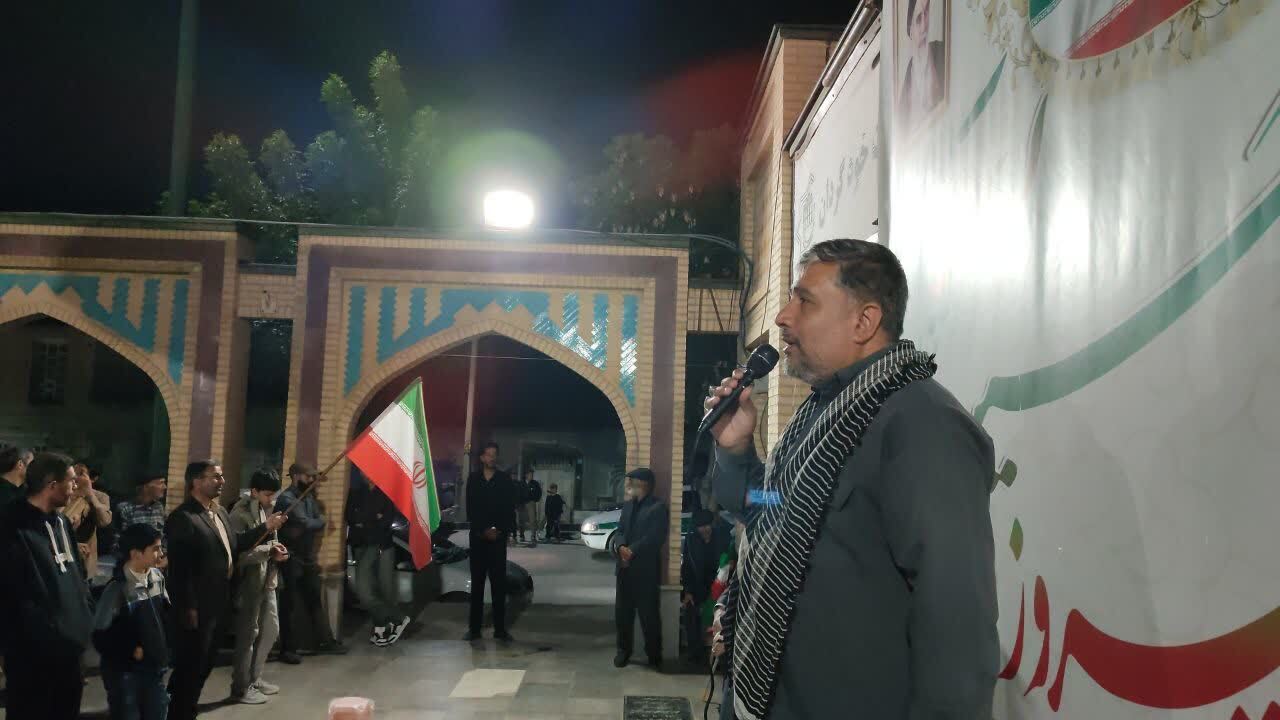 حماسه سازی صالح آبادی&zwnj;ها در تجمع اقتدار و مقاومت