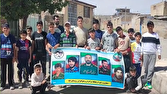 گزارش تصویری از بزرگداشت شهدای رمضان در روستای تکه نهاوند