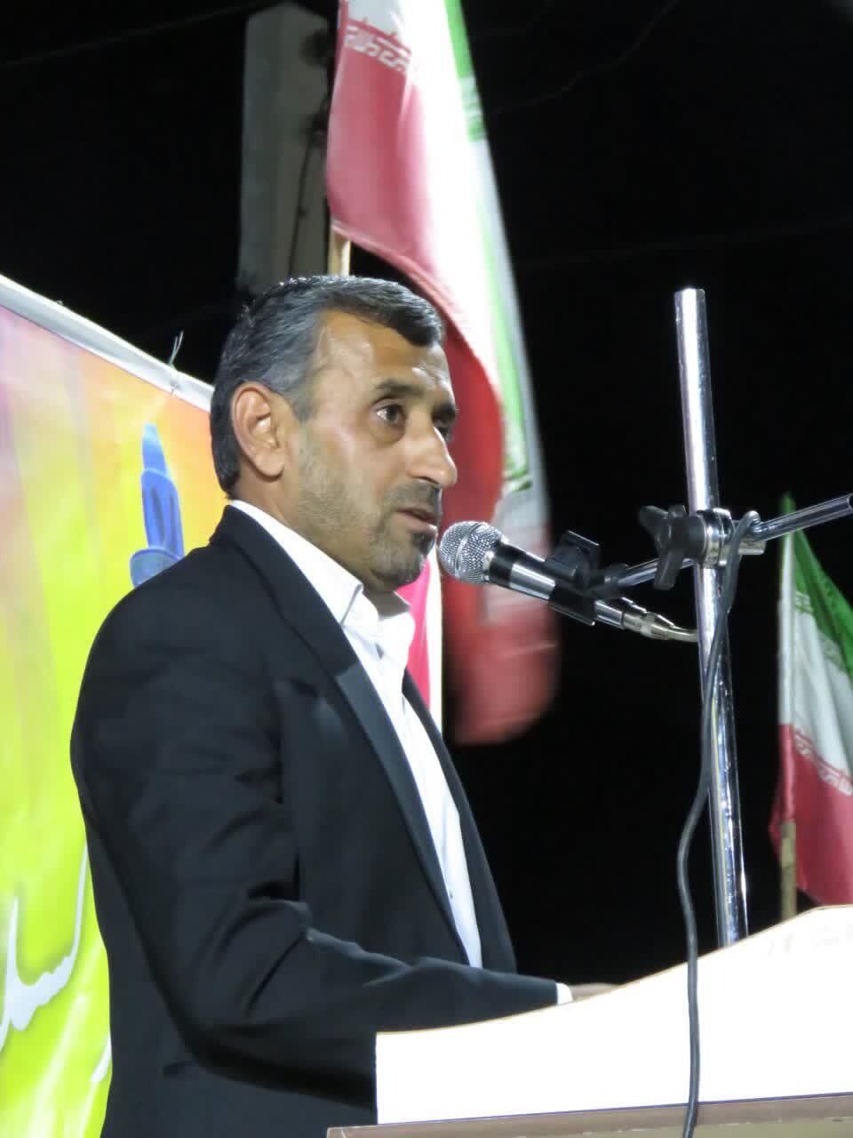 گردهمایی بهرمانی ها در حمایت ایران اسلامی