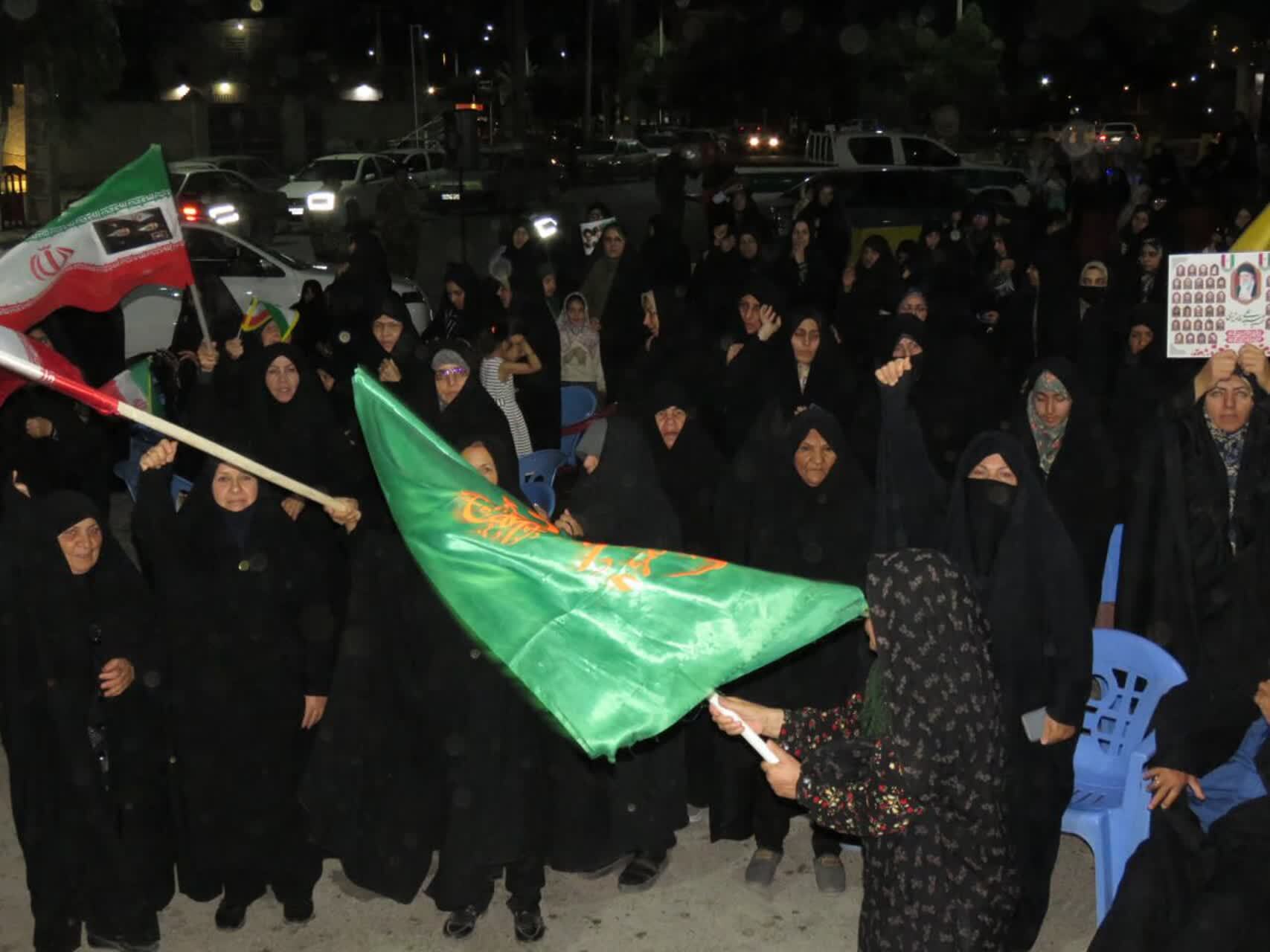 هفتاد و سومین گردهمایی بهرمانی ها در حمایت ایران اسلامی