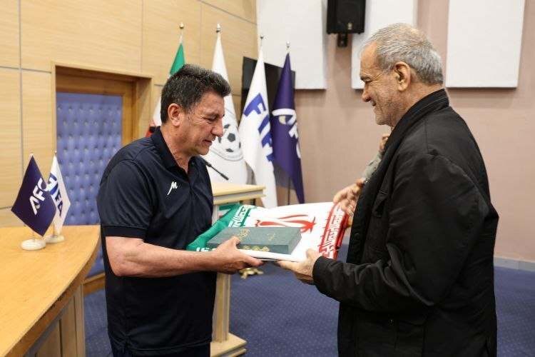 دیدار پزشکیان با قلعه نویی