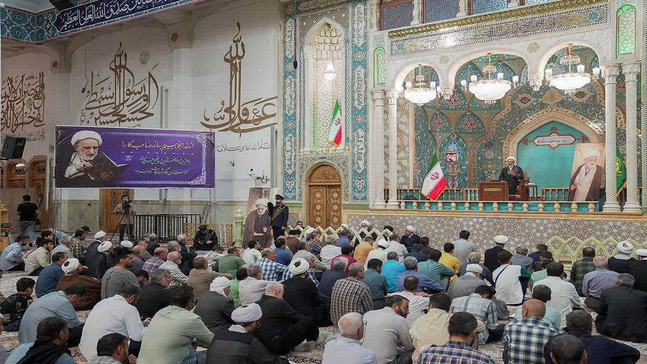 هفدهمین سالگرد ارتحال آیت&zwnj;الله بهجت(ره) در حرم حضرت معصومه(س) برگزار شد