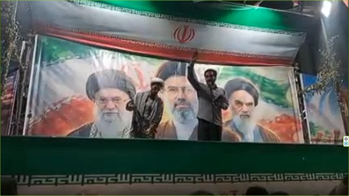 باشگاه خبرنگاران -فیلمی از رجز خوانی دانشجوی خرم آبادی در تجمع شبانه اقتدار و مقاومت