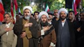 نمایی از تجمع شبانه مردم انقلابی خوی در قاب دوربین شهروندخبرنگار