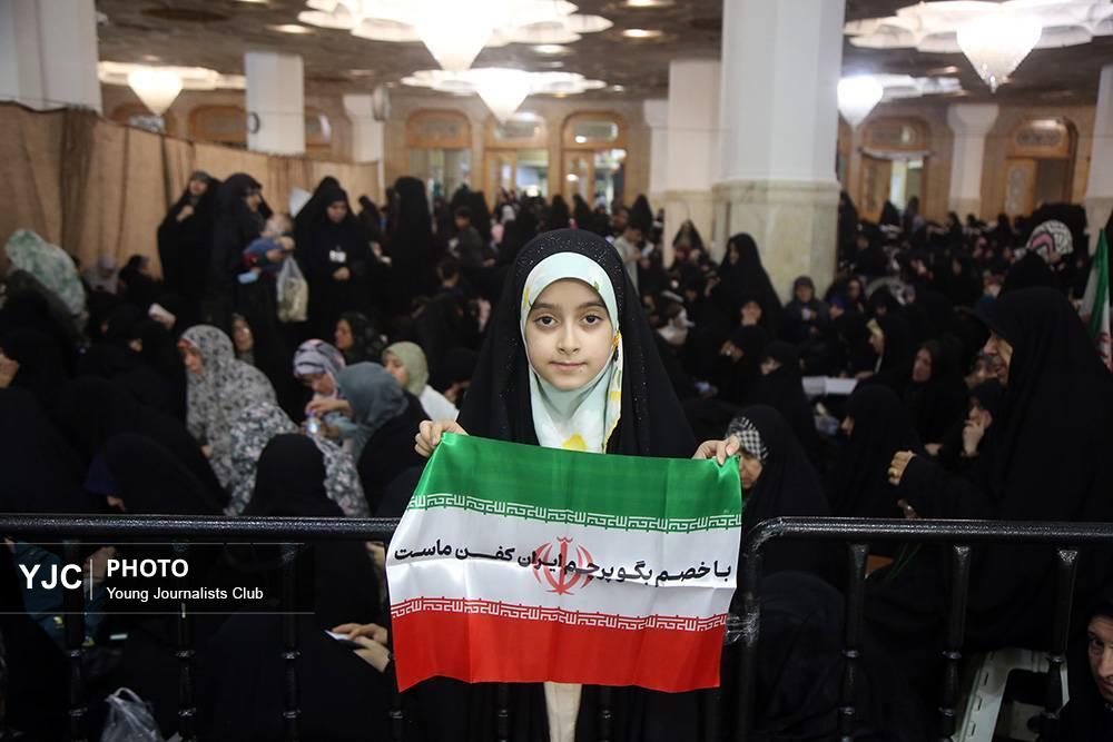 حضور چهره های مختلف در مراسم اربعین سپهبد شهید موسوی در قم +تصاویر