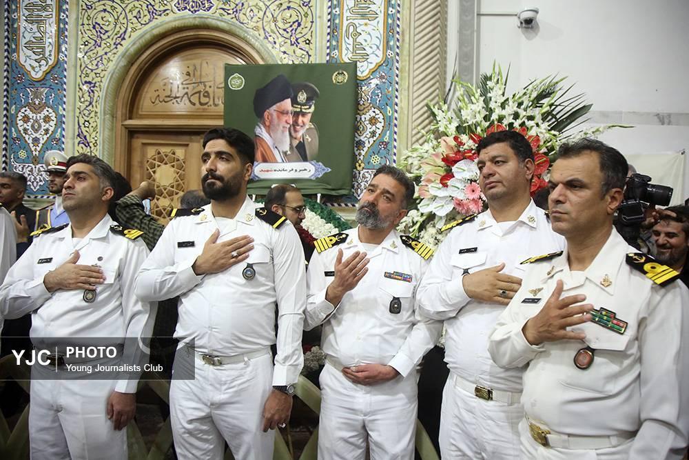 حضور چهره های مختلف در مراسم اربعین سپهبد شهید موسوی در قم +تصاویر