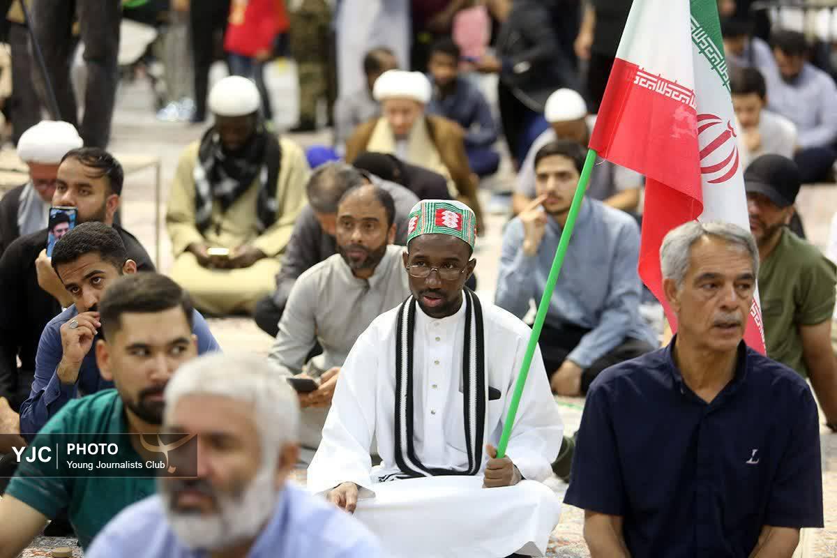 اجتماع حوزویان و امت حزب الله در حمایت از شیعیان مظلوم منطقه در قم+تصاویر