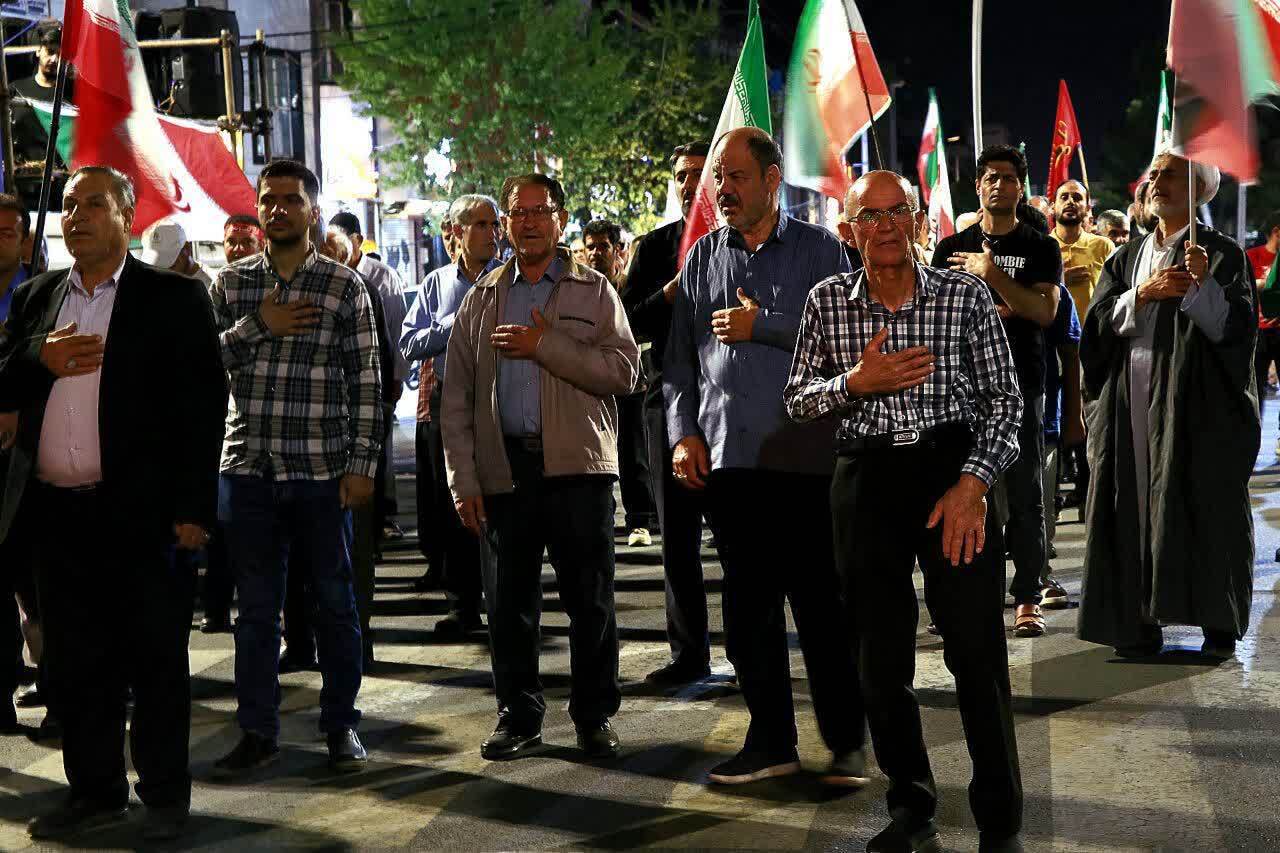 نمایی از حماسه آفرینی ماهدشتی&zwnj;ها در تجمعات اقتدار و مقاومت