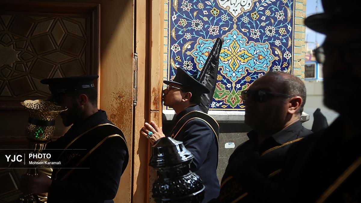 عزاداری سالروز شهادت امام جواد (ع) در حرم حضرت معصومه (س)