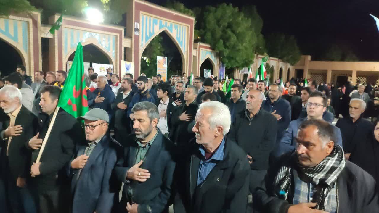 حماسه سازی صالح آبادی&zwnj;ها در تجمع اقتدار و مقاومت