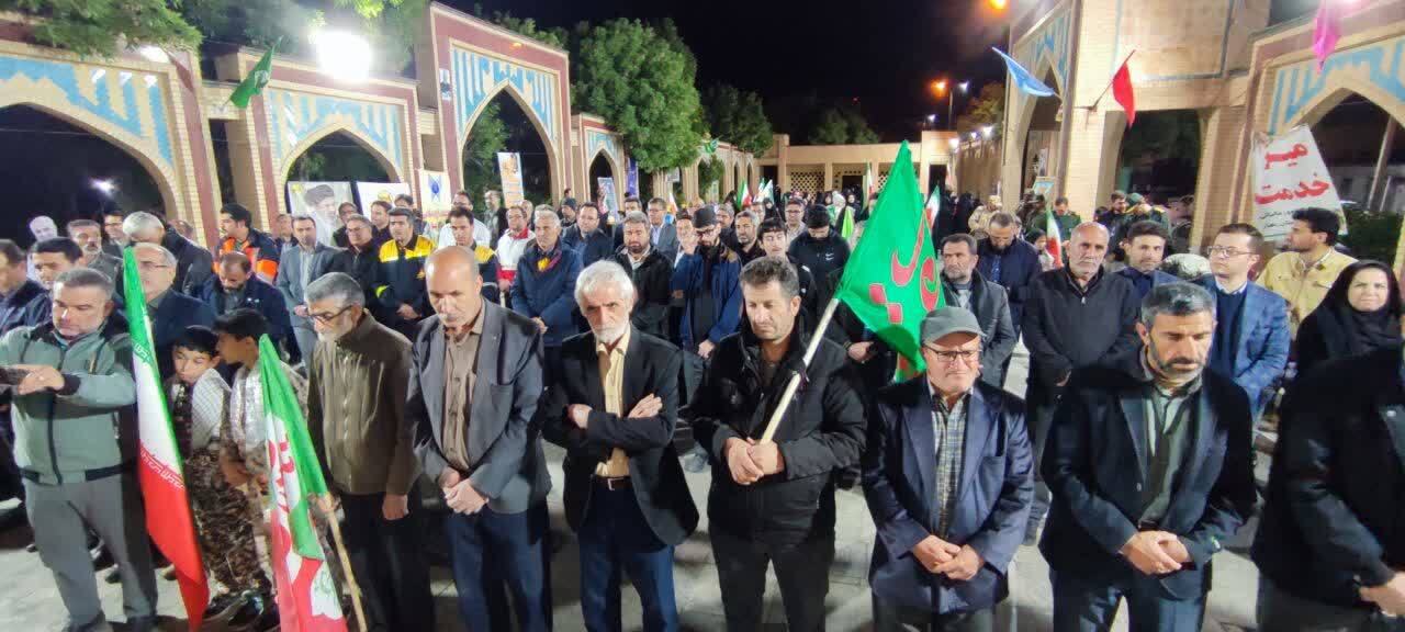 حماسه سازی صالح آبادی&zwnj;ها در تجمع اقتدار و مقاومت