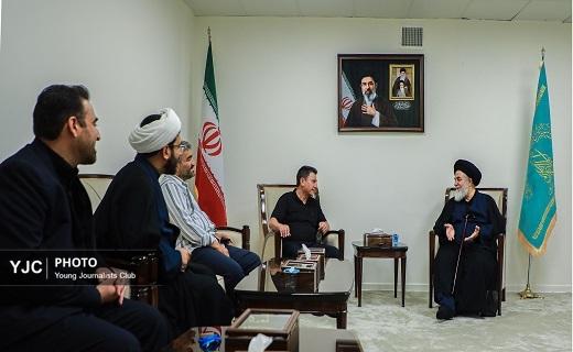 تشرف امیر قلعه نویی به مسجد مقدس مسجد جمکران +تصاویر