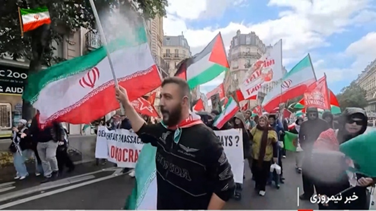 راهپیمایی گسترده حامیان فلسطین در پاریس هم‌زمان با سالگرد نکبت + فیلم