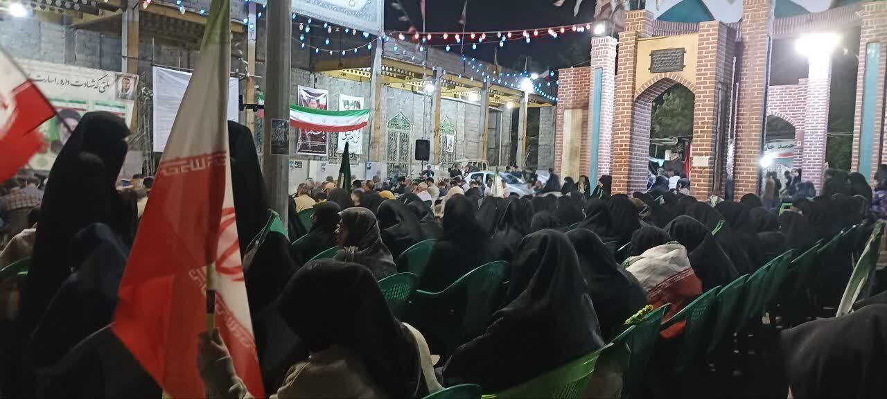 شور و حال خاورشهری&zwnj;ها در هفتاد و هشتمین شب اقتدار و مقاومت