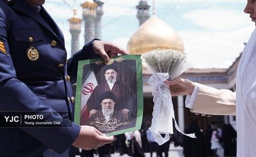 میزبانی اتاق عقد حرم حضرت معصومه(س) از ۹۰ زوج جوان در روز ازدواج + تصاویر