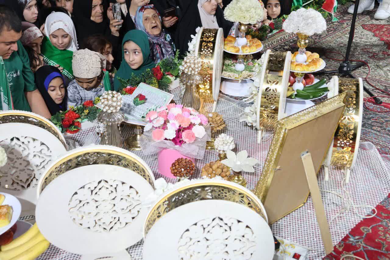 جاری شدن خطبه عقد ۳ زوج &laquo;جان&zwnj;فدا&raquo; در هفتاد و نهمین تجمع مردم صالحیه