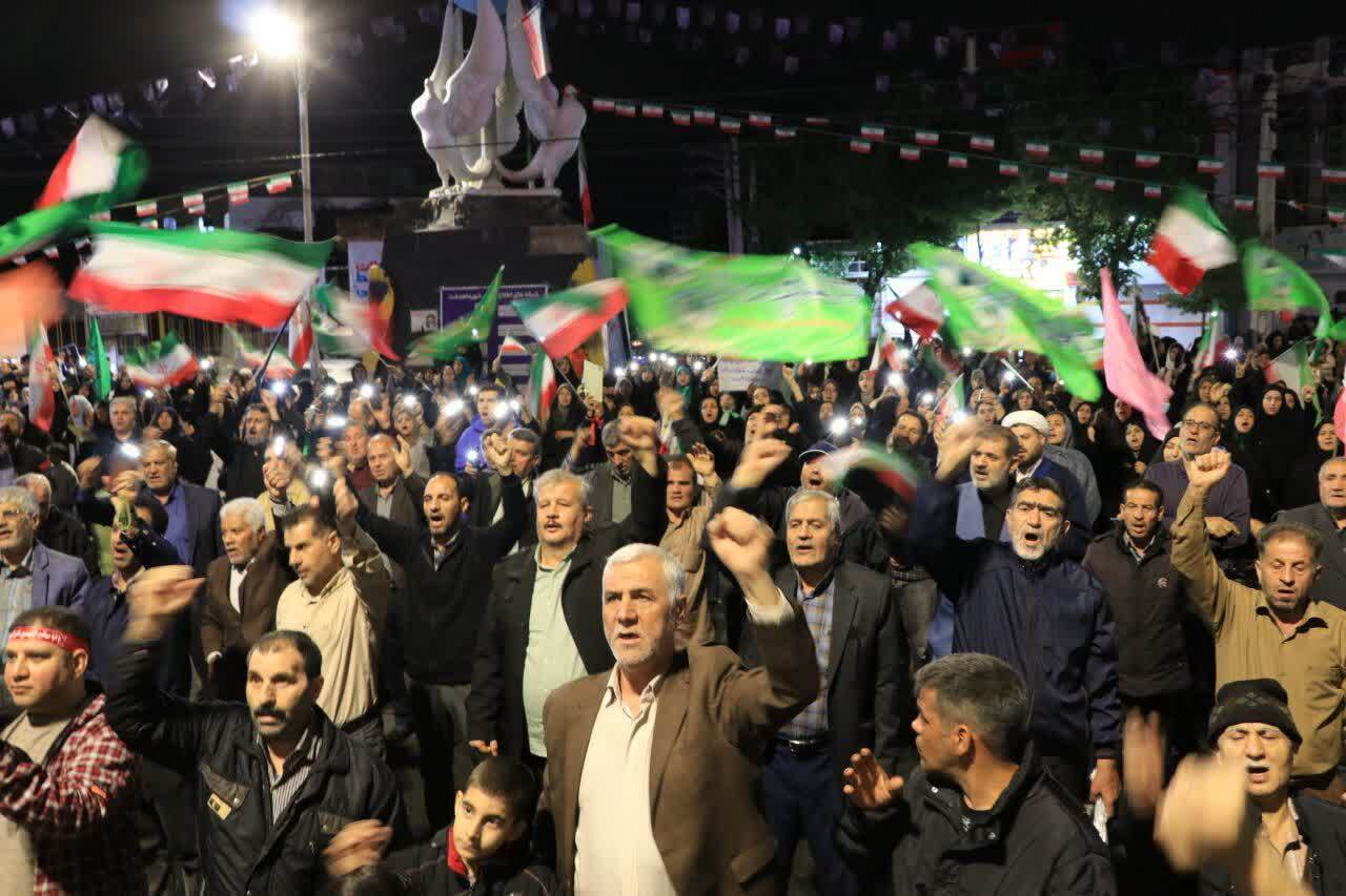 حماسه ایستادگی مردم انقلابی ماهدشت در تجمع&zwnj;های اقتدار