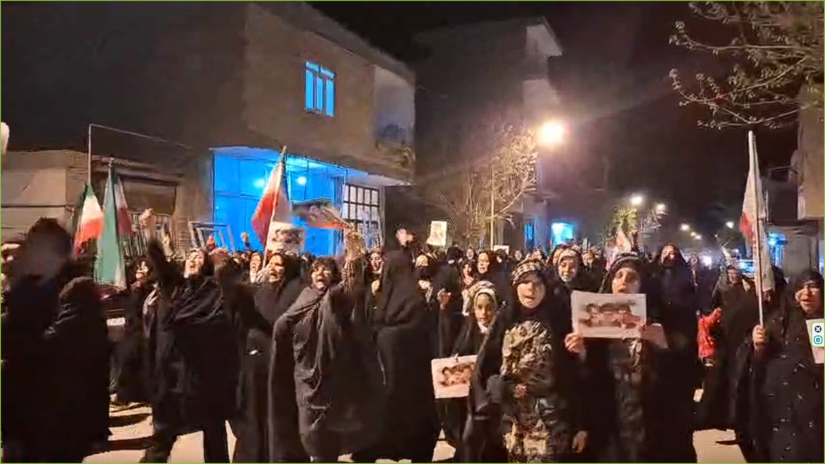 باشگاه خبرنگاران -شور و حال مردم انقلابی نردین از لنز دوربین شهروندخبرنگار