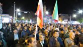 رژه با شکوه جانفدائیان و شاه حسین گویان روستای نمرور در بیعت با رهبری + فیلم و عکس