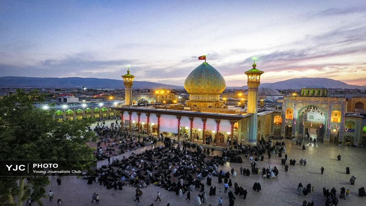 شاهچراغ (ع) آستان کرامت و آرامش دل‌ها + فیلم