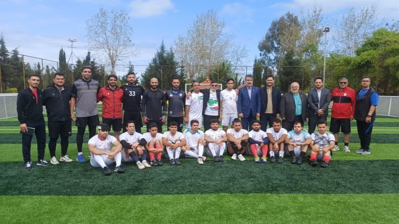 پایان اردوی تیم ملی فوتبال نابینایان در ساری