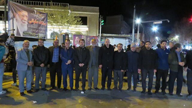 فریاد &laquo;حیدر حیدر&raquo; حماسه سازان خیابانی در هریس
