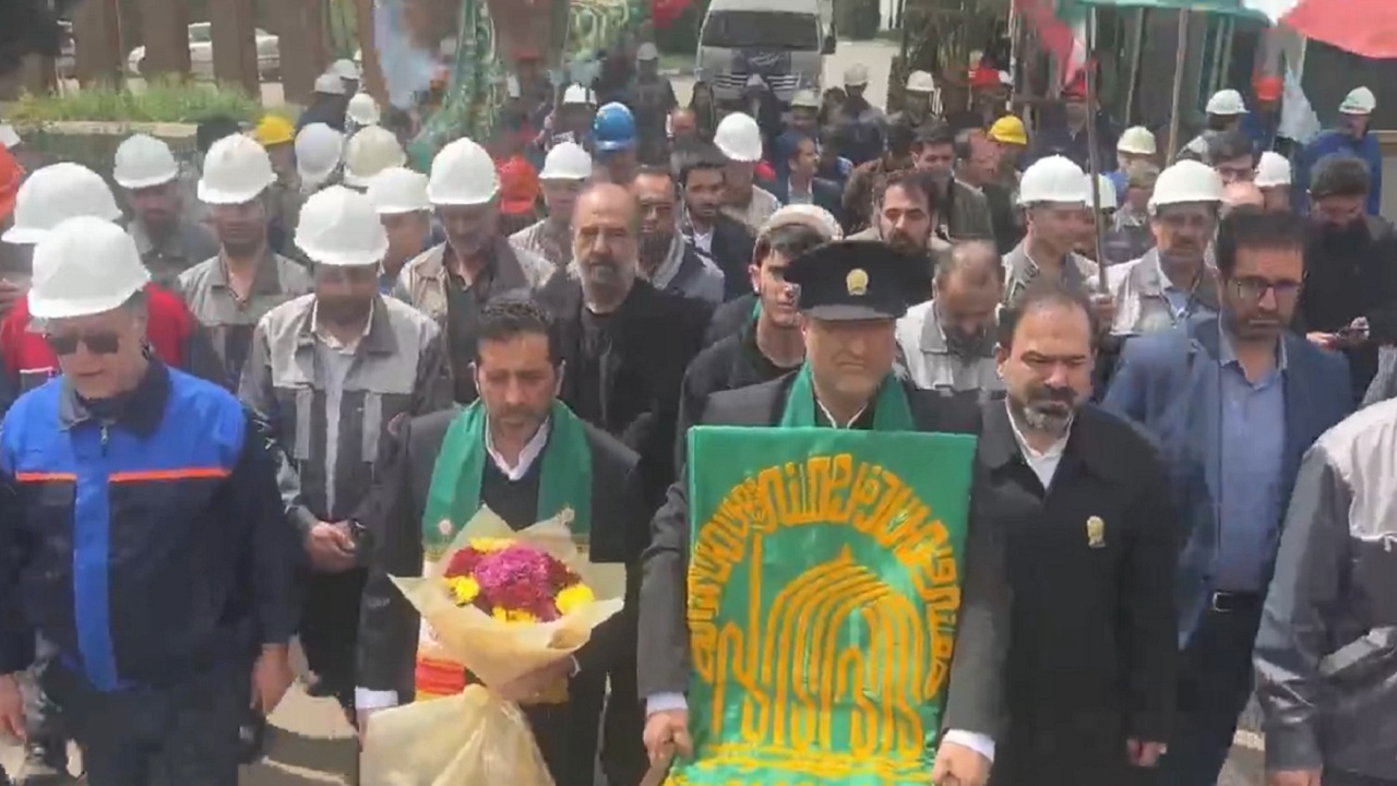 حضور کاروان زیر سایه خورشید در بناب