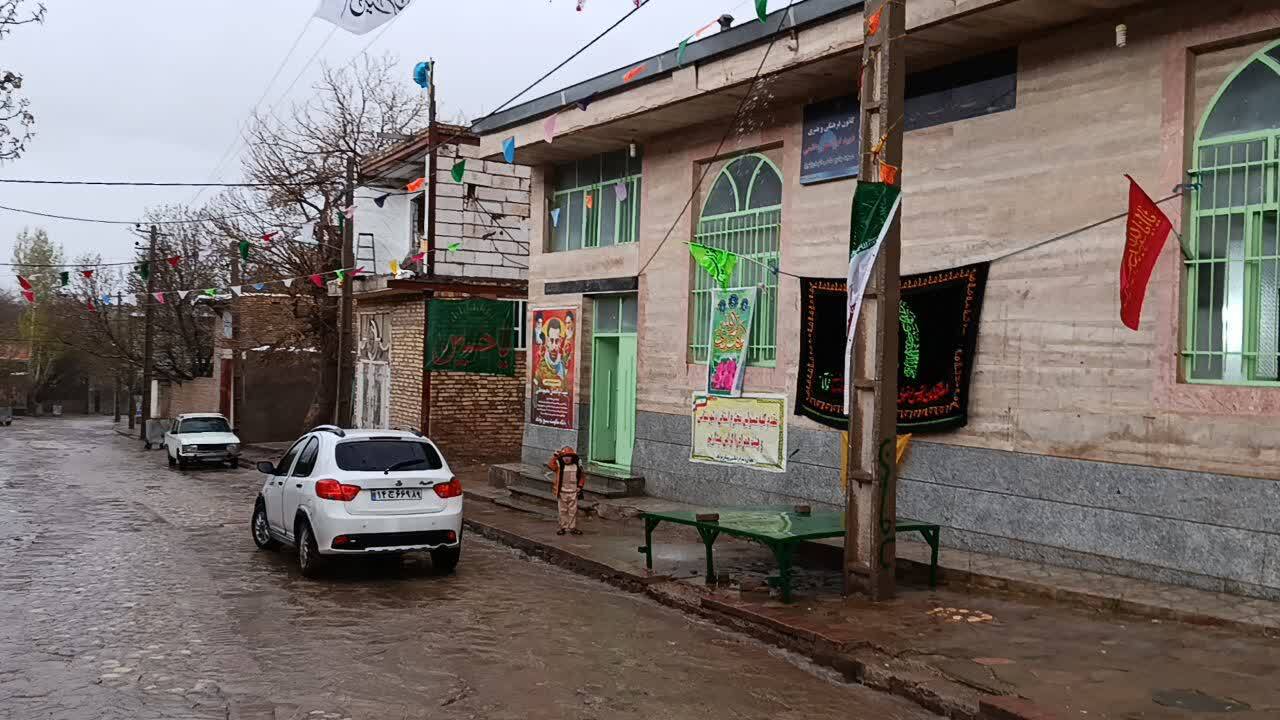 فیلمی از ترنم باران بهاری در روستای گردشگری توآباد