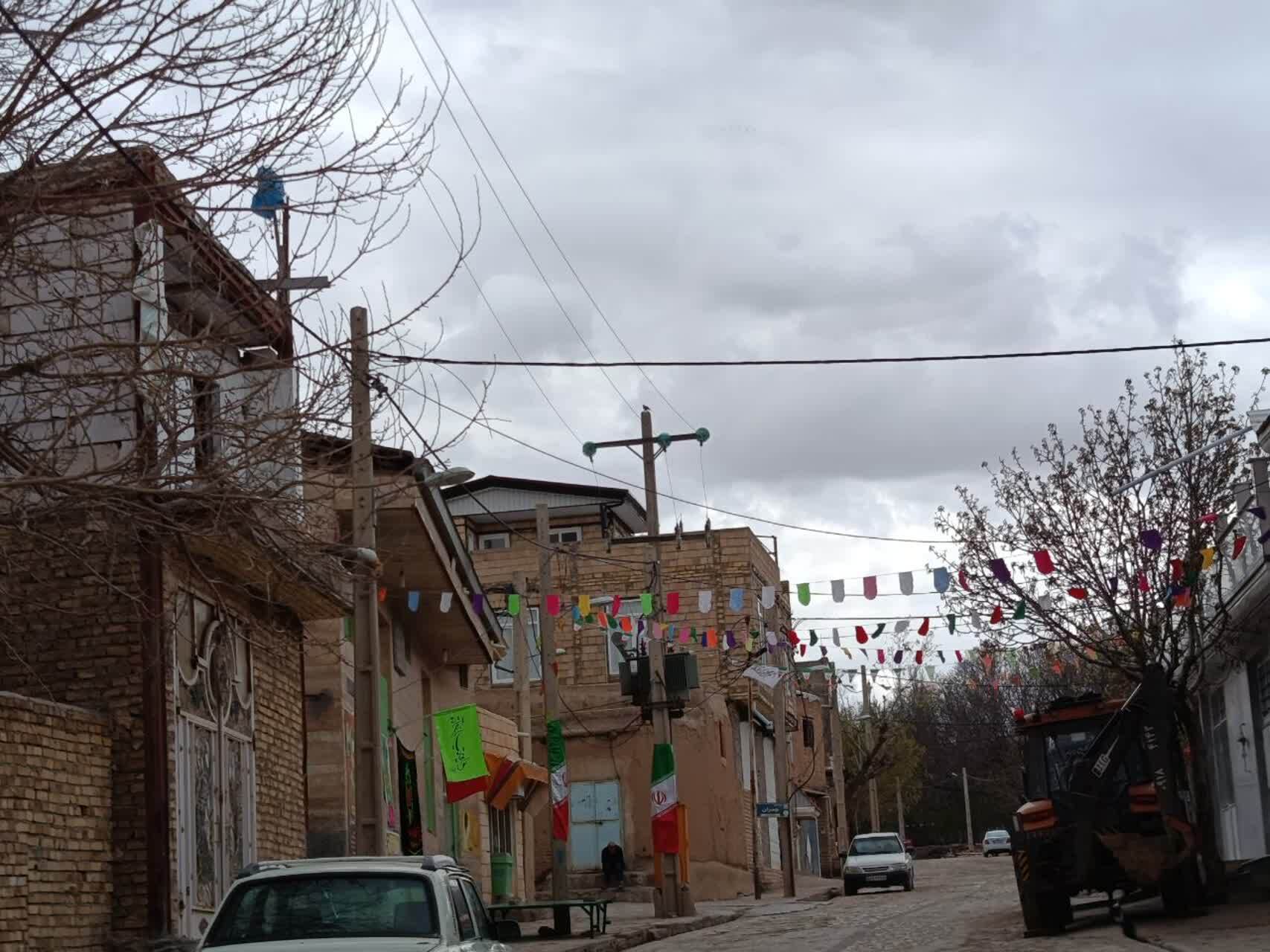 فیلمی از ترنم باران بهاری در روستای گردشگری توآباد