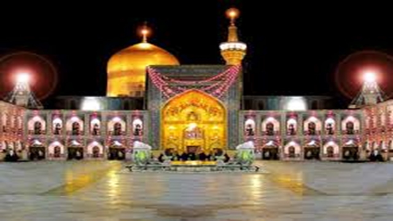 تهران امروز رنگ و بوی حرم رضوی گرفت + فیلم