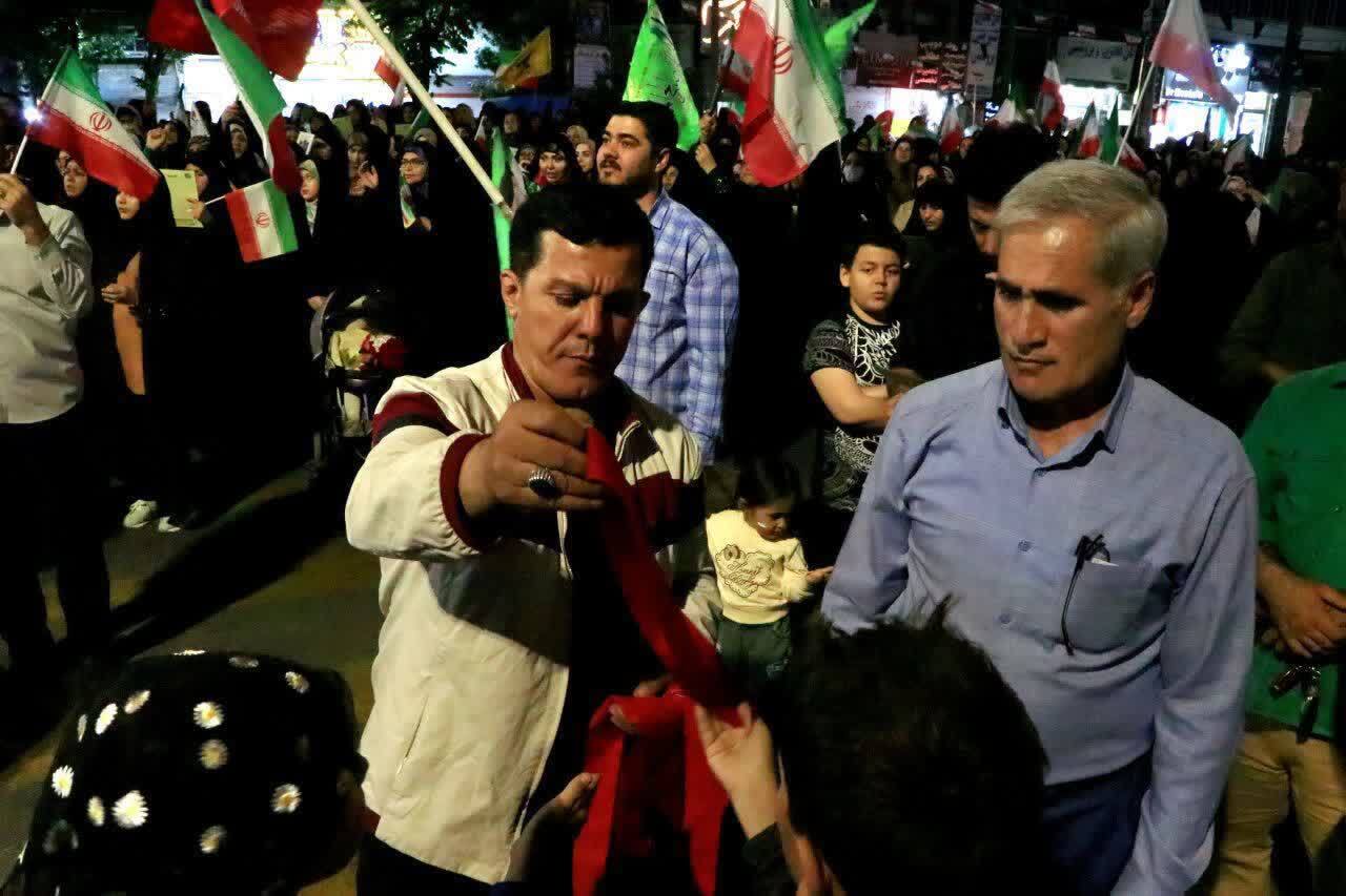 تداوم حضور باشکوه و حماسی مردم انقلابی ماهدشت در شب&zwnj;های اقتدار و مقاومت