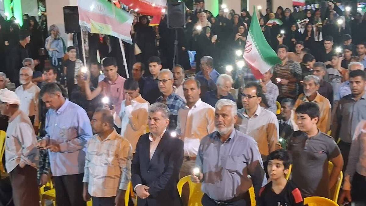 باشگاه خبرنگاران -اجتماع باشکوه مردم انقلابی آبدان در تجمعات اقتدار و مقاومت + عکس