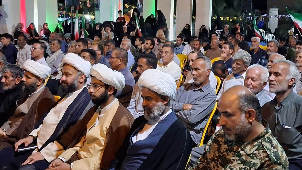 اجتماع باشکوه مردم انقلابی آبدان در تجمعات اقتدار و مقاومت