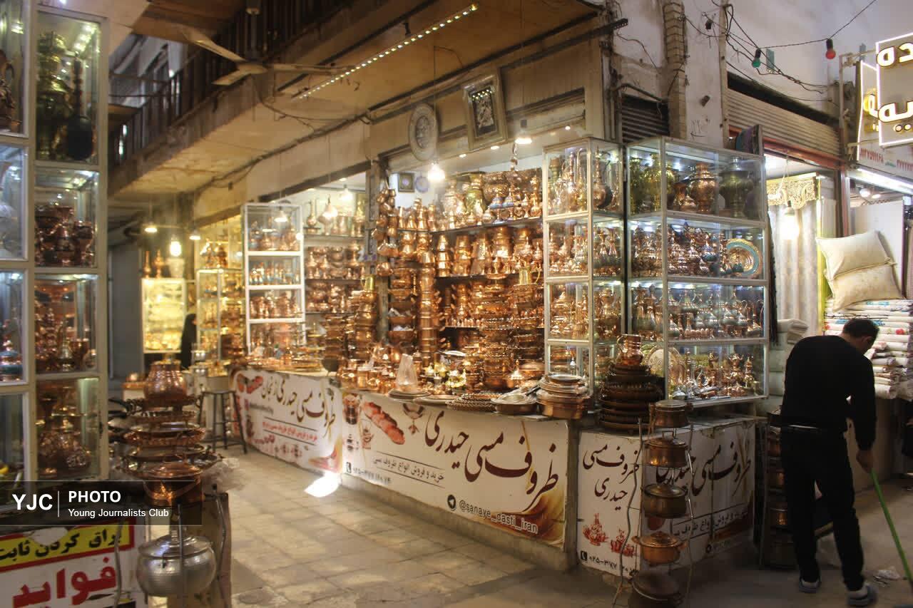 بازار بزرگ قم و تیمچه فرشگنجینه&zwnj;ای از معماری و هنر قم+تصاویر
