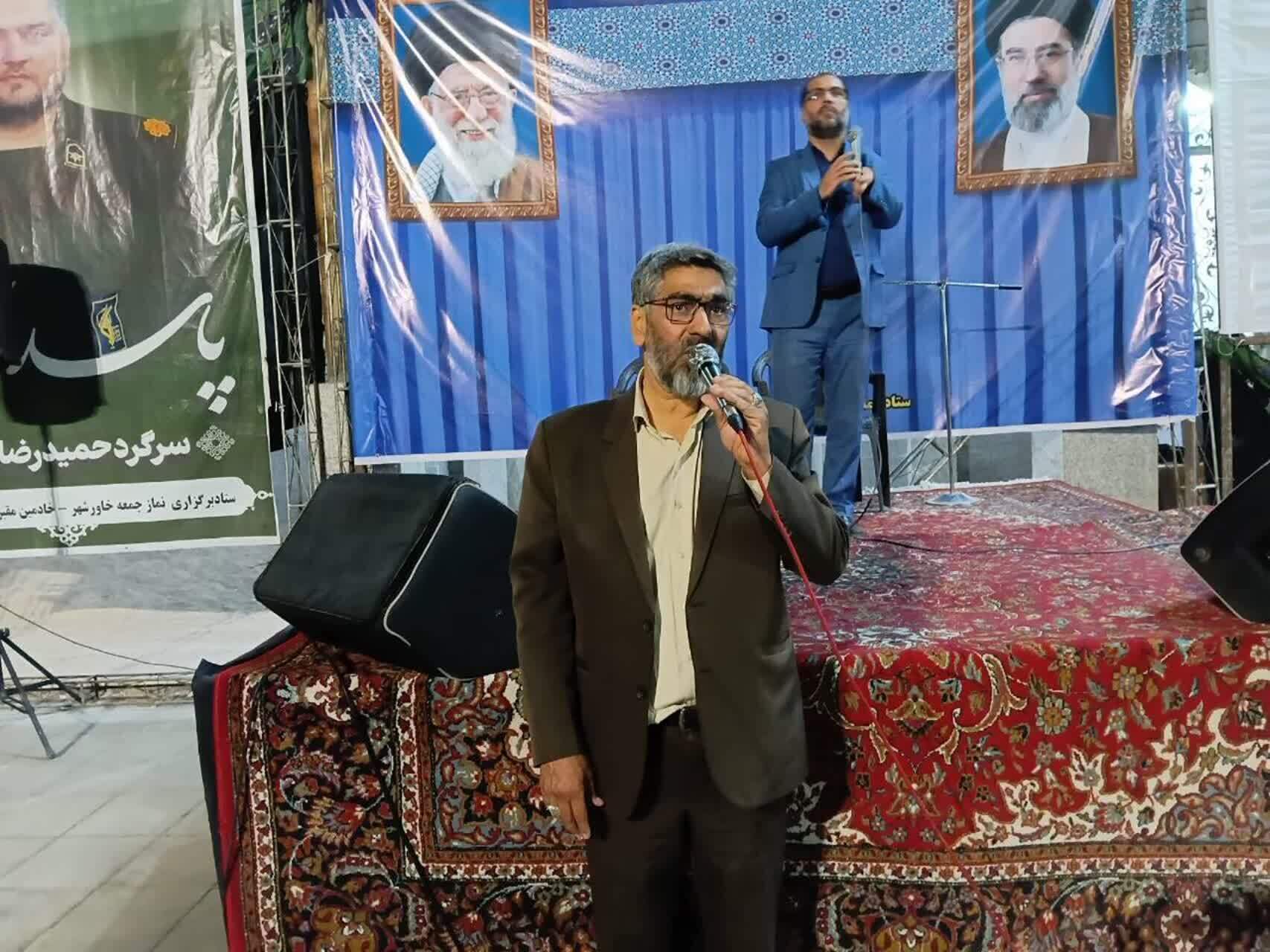 نود و سومین شب حضور مردم انقلابی خاورشهر در میدان اقتدار و مقاومت