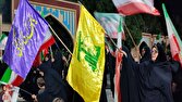 تجمع میثاق با رهبر شهید با کاروان خودرویی و فریادِ حمایت از حزب‌الله در صالح آباد + فیلم و عکس