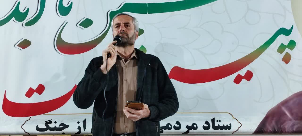 تجمع میثاق با رهبر شهید با کاروان خودرویی و فریادِ حمایت از حزب&zwnj;الله در صالح آباد