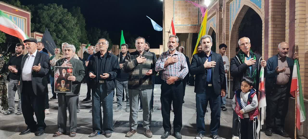 تجمع میثاق با رهبر شهید
