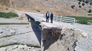 ورود دادستان اندیکا به موضوع سقوط بخشی از پل تازه‌احداث‌شده در رودخانه شیرین‌بهار