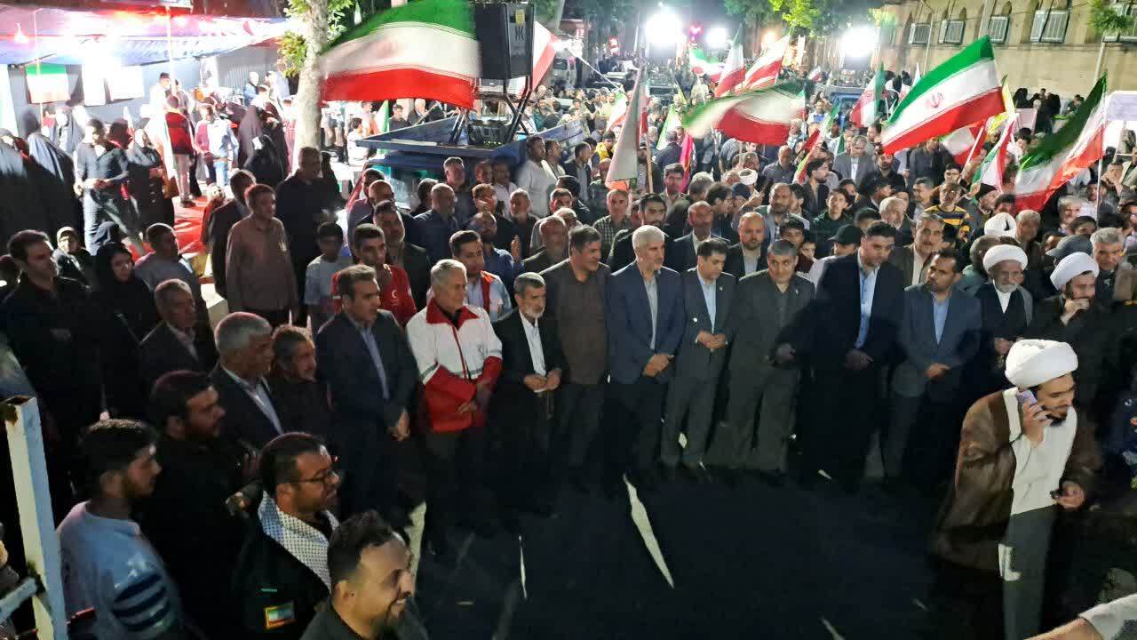 راهپیمایی و تجمع بزرگ مردم ولایتمدار خـوی در خونخواهی امام امت