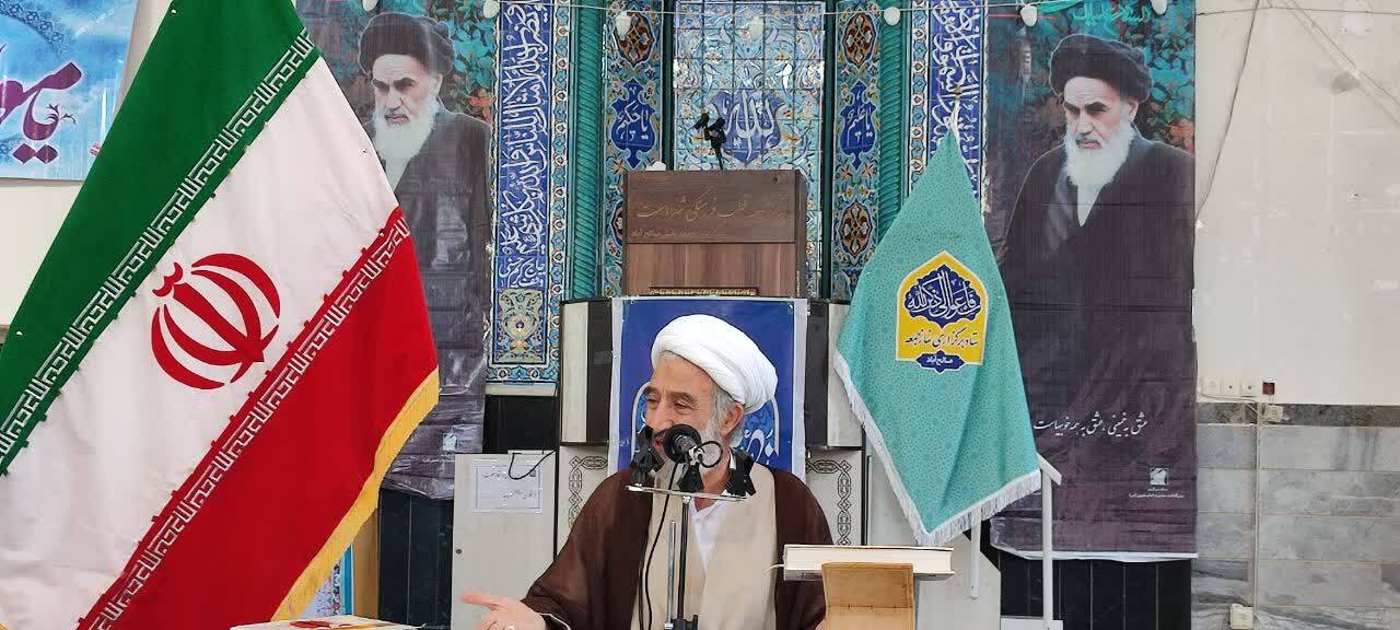 تجدید پیمان با آرمان&zwnj;های معمار کبیر انقلاب در مصلی امام رضا (ع) صالح آباد
